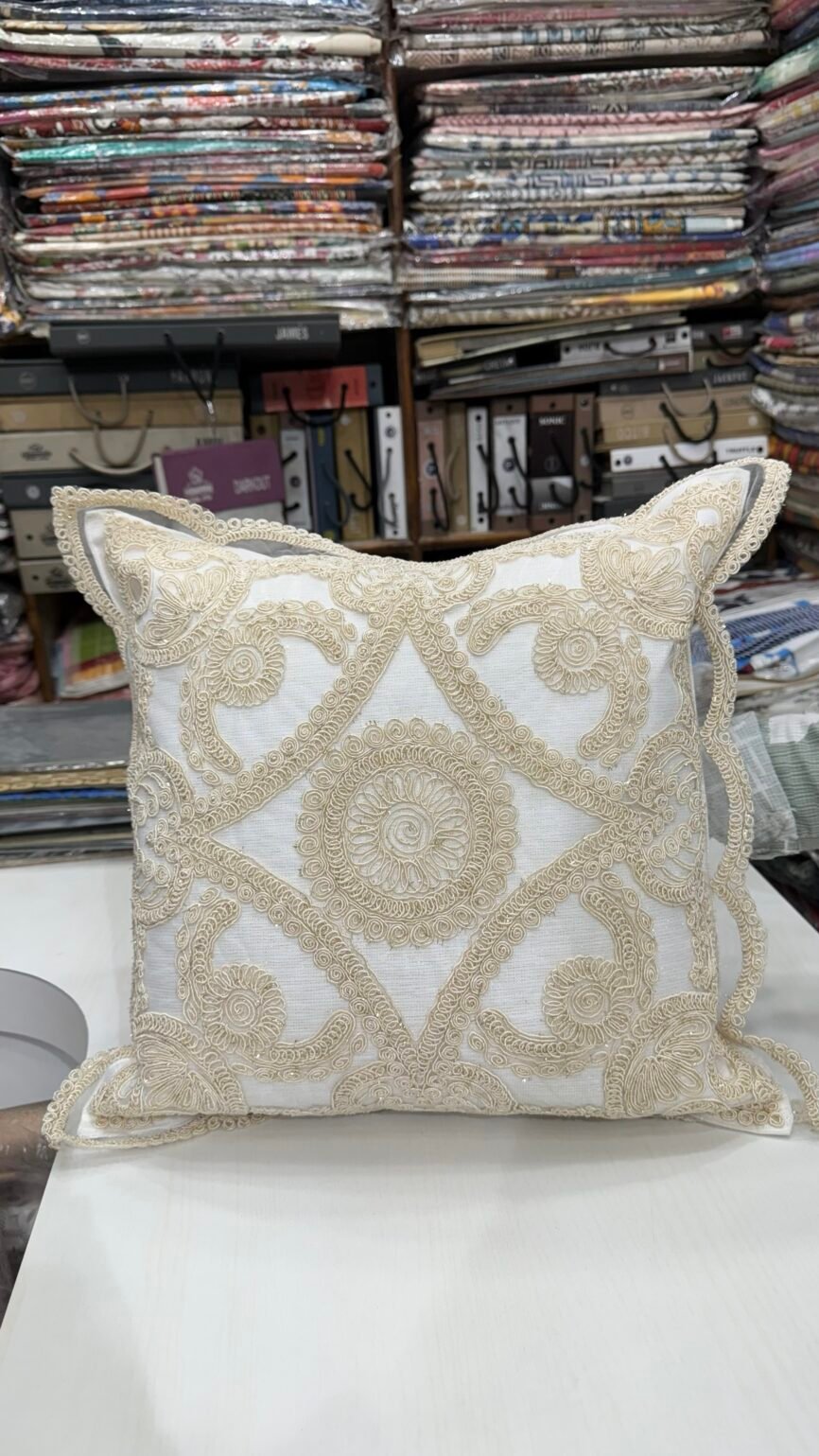 Embroidery Darbar cushion covers size 16 to 18 inch fillers u can use