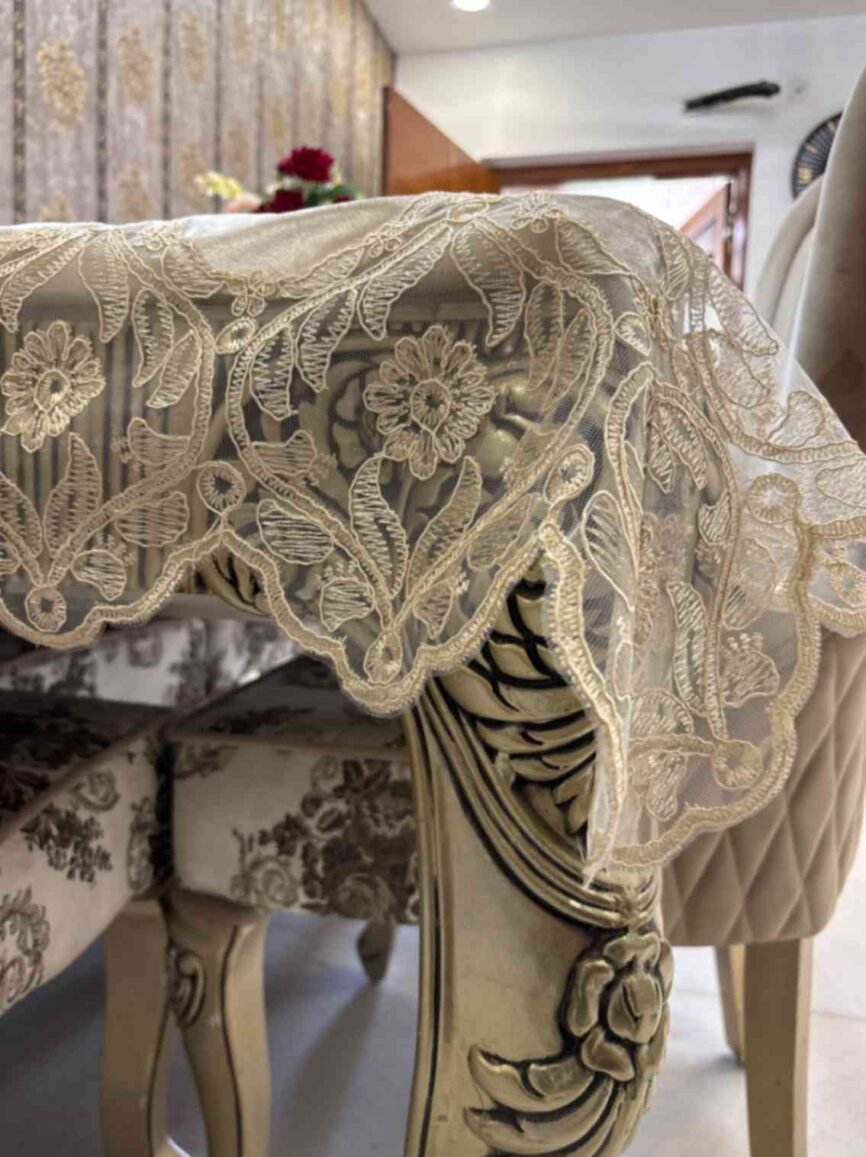 Luxury Floral Net Lace Table Cover
