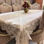 Luxury Floral Net Lace Table Cover