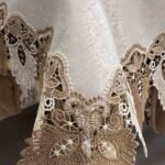 Golden Lace Tablecloth – Beige Jacquard Golden Lace Tablecloth – Beige Jacquard