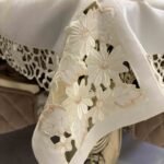 White Lace Border Table Cover White Lace Border Table Cover