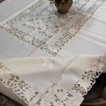 White Lace Border Table Cover White Lace Border Table Cover