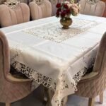 White Lace Border Table Cover White Lace Border Table Cover