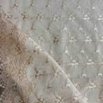 Sequin Embroidered Table Cover with Lace Sequin Embroidered Table Cover with Lace