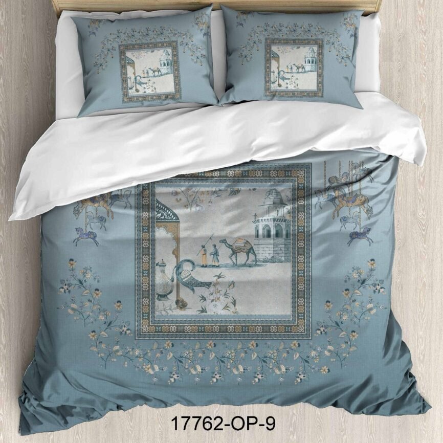 Digital Print 400TC Pure cotton King size Bedsheet