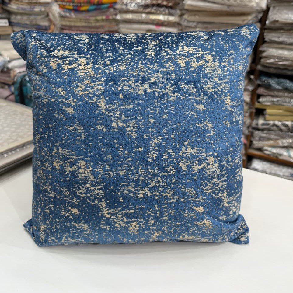 luxury-sapphire-blue-metallic-cushion-covers