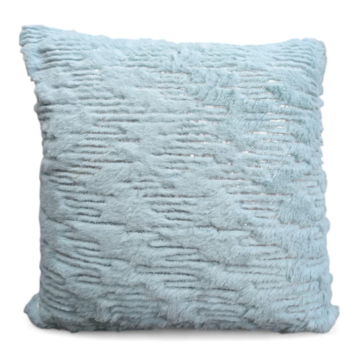 plush-sequin-cushion-cover-light-blue