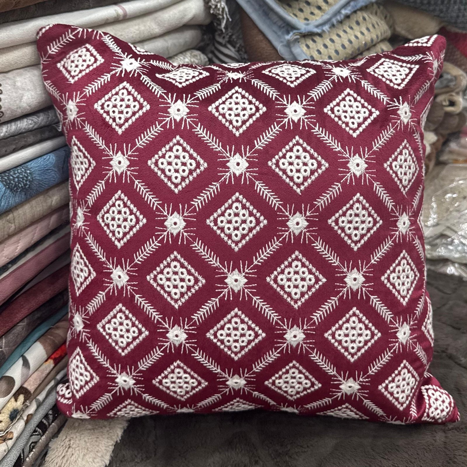 embroidered-velvet-cushion-cover-reds