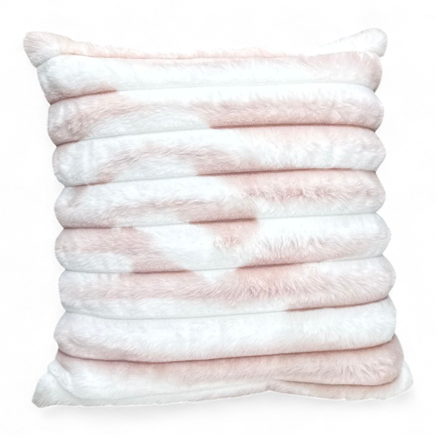 plush-ribbed-cushion-cover-pink-white plush-ribbed-cushion-cover-pink-white