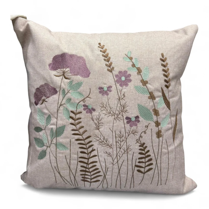 embroidered-wildflower-cushion-purple-brown-pink