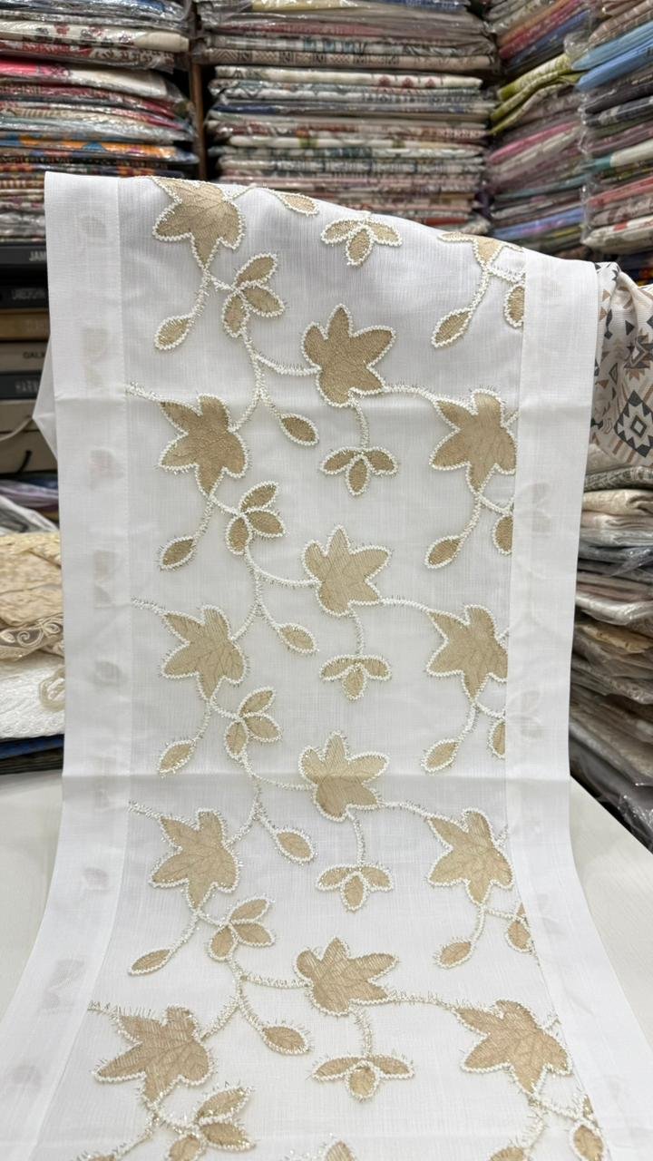 embroidered-leaf-vine-table-runner-white-1
