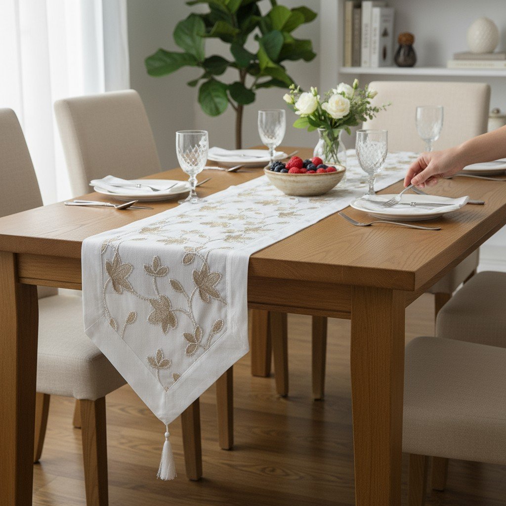 embroidered-leaf-vine-table-runner-white