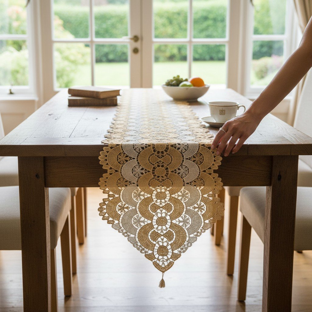 gold-cream-geometric-scalloped-lace-table-runner-1 gold-cream-geometric-scalloped-lace-table-runner-1