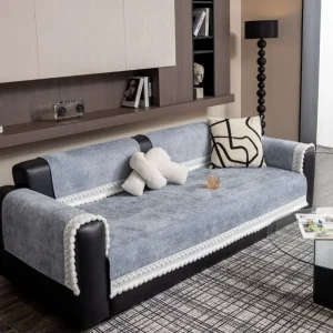 chenille-sofa-mat-cover-blue