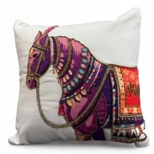 royal-beaded-horse-cushion-cover